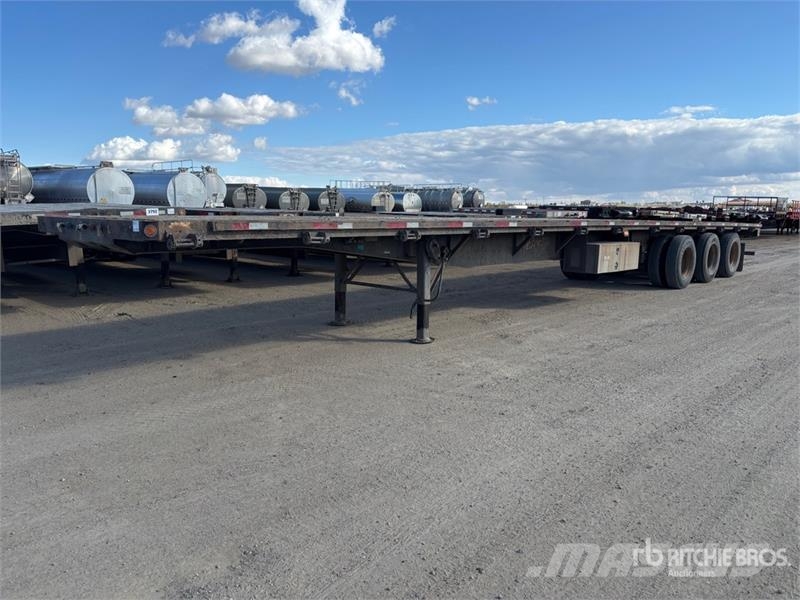 Fontaine 53 ft Tri/A Flatbed Trailer Vlakke laadvloer