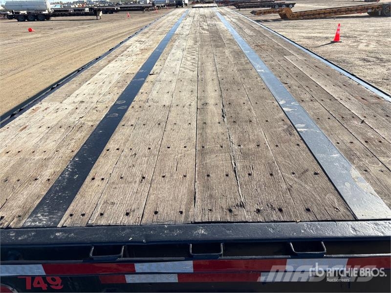 Fontaine 53 ft Tri/A Flatbed Trailer Platformos / Pakrovimas iš šono