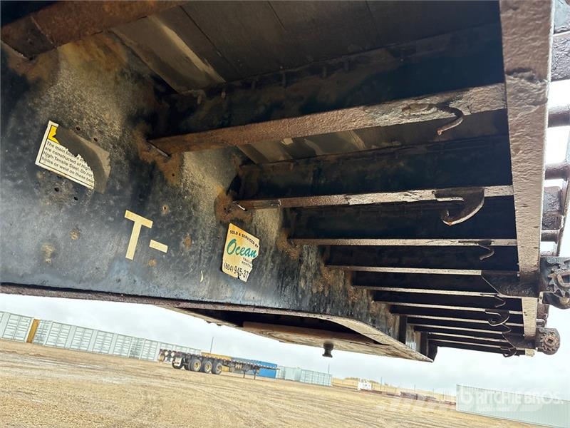 Fontaine 53 ft Tri/A Flatbed Trailer Platformas/izkraušana no sāniem
