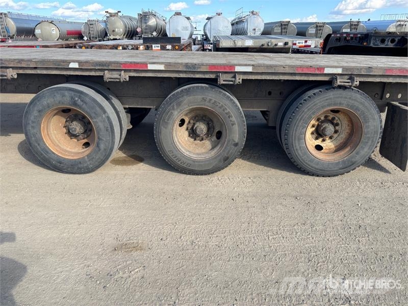 Fontaine 53 ft Tri/A Flatbed Trailer Vlakke laadvloer