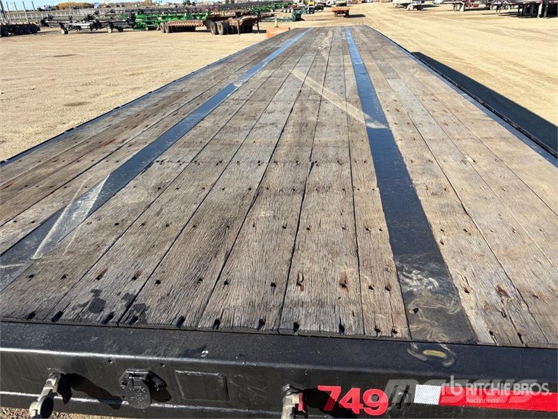 Fontaine 53 ft Tri/A Flatbed Trailer Platformos / Pakrovimas iš šono