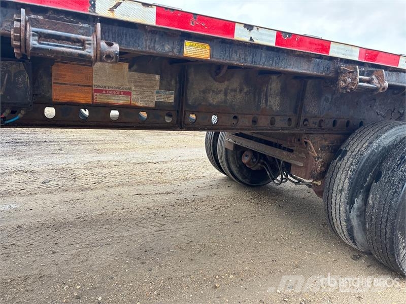 Fontaine 53 ft Tri/A Flatbed Trailer Platformas/izkraušana no sāniem