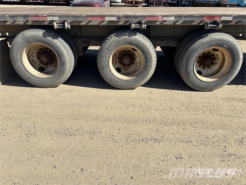Fontaine 53 ft Tri/A Flatbed Trailer Reboques de caixa aberta/rebatíveis