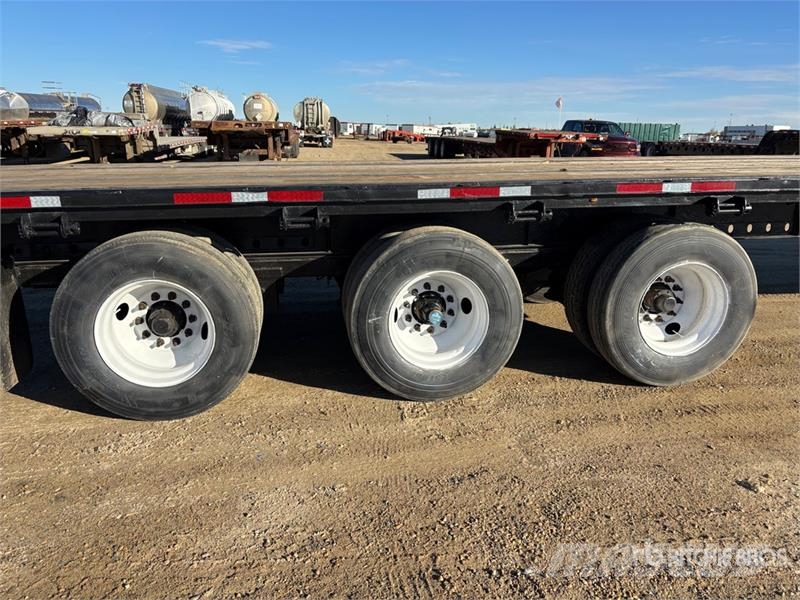 Fontaine 53 ft Tri/A Flatbed Trailer Platformos / Pakrovimas iš šono