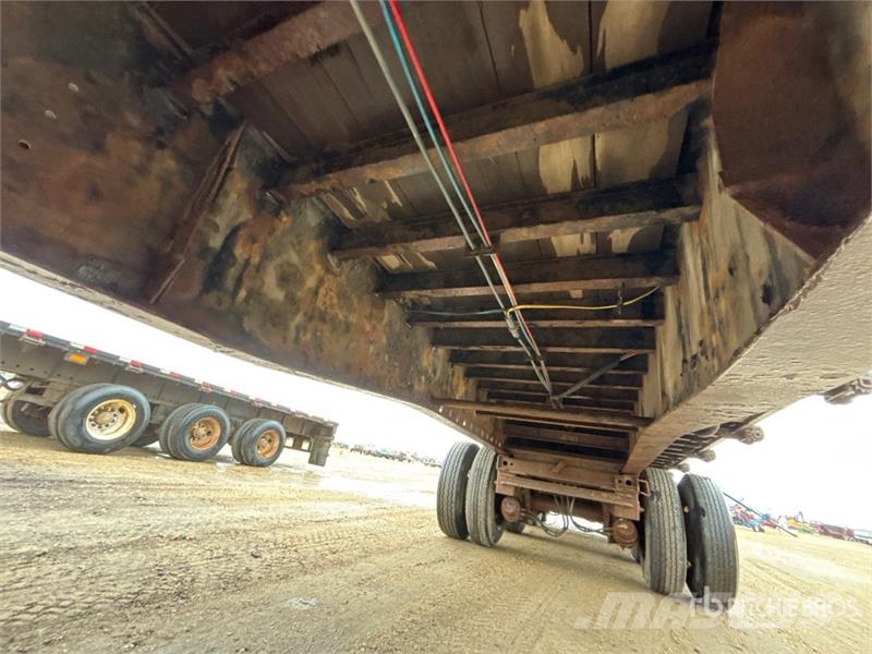 Fontaine 53 ft Tri/A Flatbed Trailer Platformas/izkraušana no sāniem