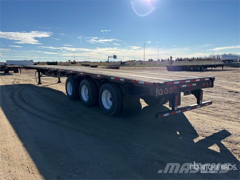 Fontaine 53 ft Tri/A Flatbed Trailer Platformos / Pakrovimas iš šono