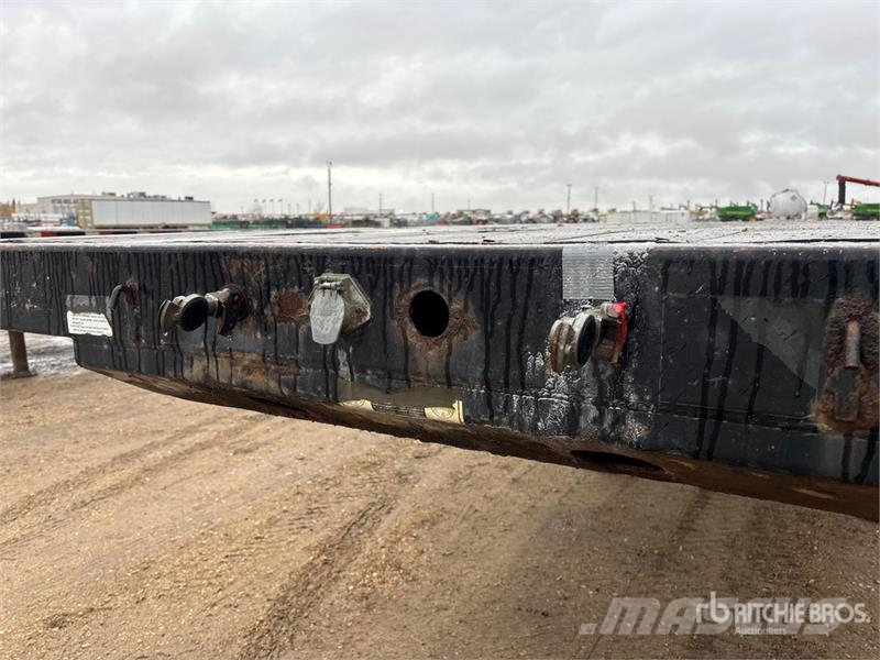 Fontaine 53 ft Tri/A Flatbed Trailer Platformas/izkraušana no sāniem