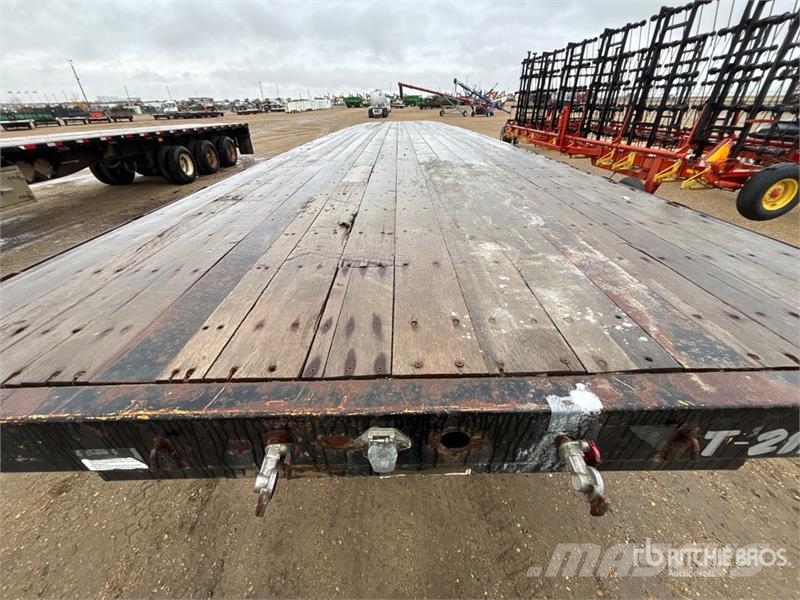 Fontaine 53 ft Tri/A Flatbed Trailer Platformas/izkraušana no sāniem