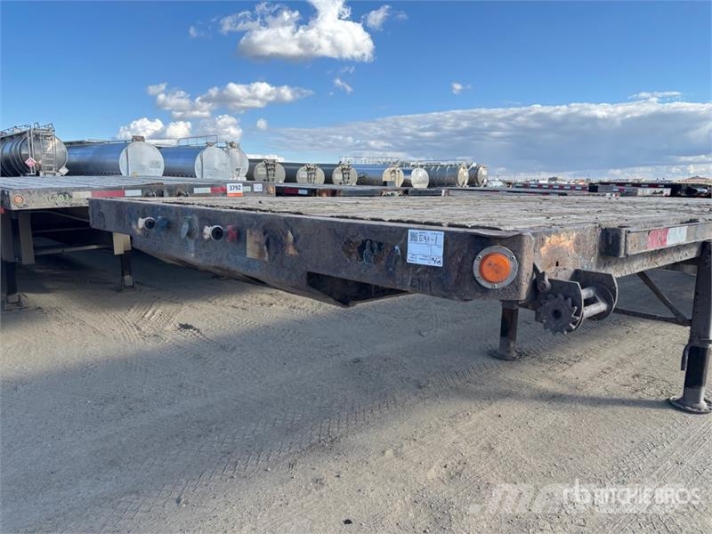 Fontaine 53 ft Tri/A Flatbed Trailer Vlakke laadvloer