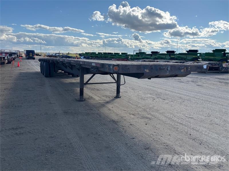 Fontaine 53 ft Tri/A Flatbed Trailer Vlakke laadvloer