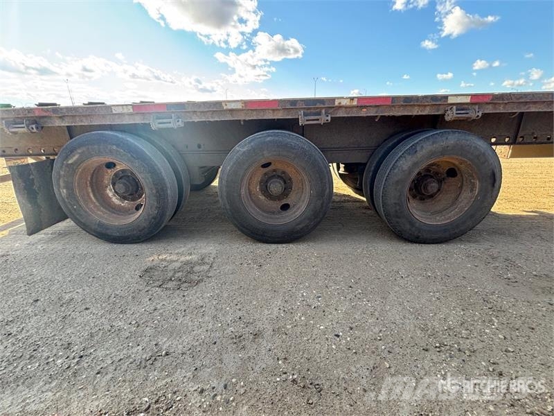 Fontaine 53 ft Tri/A Flatbed Trailer Vlakke laadvloer