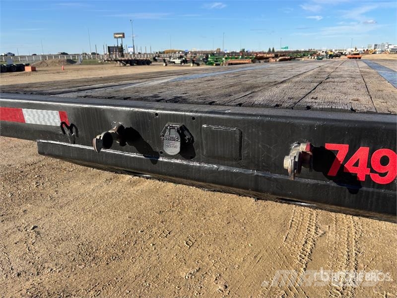 Fontaine 53 ft Tri/A Flatbed Trailer Platformos / Pakrovimas iš šono