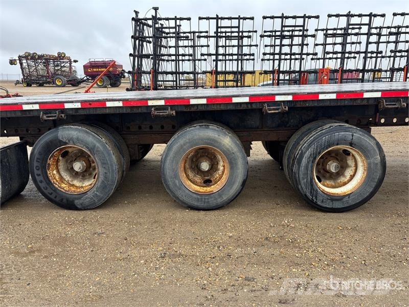 Fontaine 53 ft Tri/A Flatbed Trailer Platformas/izkraušana no sāniem
