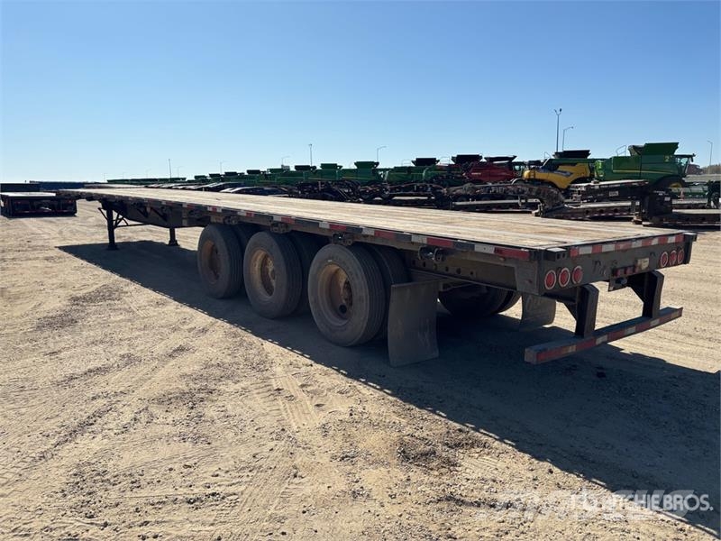 Fontaine 53 ft Tri/A Flatbed Trailer Reboques de caixa aberta/rebatíveis