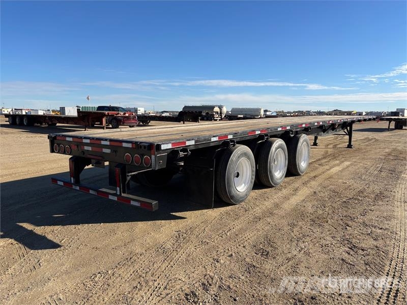 Fontaine 53 ft Tri/A Flatbed Trailer Platformos / Pakrovimas iš šono
