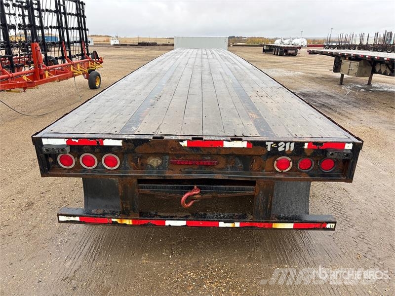 Fontaine 53 ft Tri/A Flatbed Trailer Platformas/izkraušana no sāniem