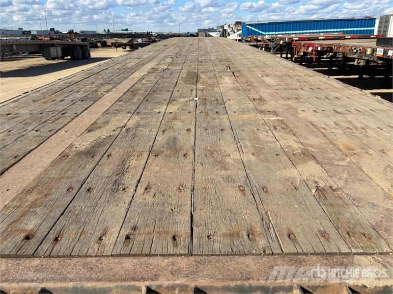 Fontaine 53 ft Tri/A Flatbed Trailer Vlakke laadvloer