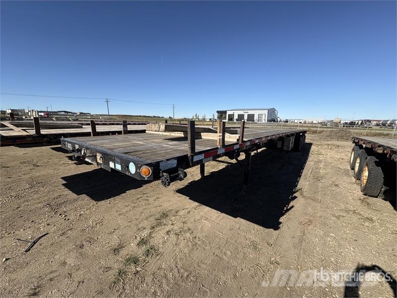 Fontaine 53 ft Tri/A Flatbed Trailer Vlakke laadvloer
