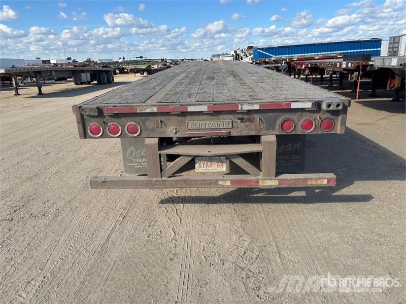 Fontaine 53 ft Tri/A Flatbed Trailer Vlakke laadvloer