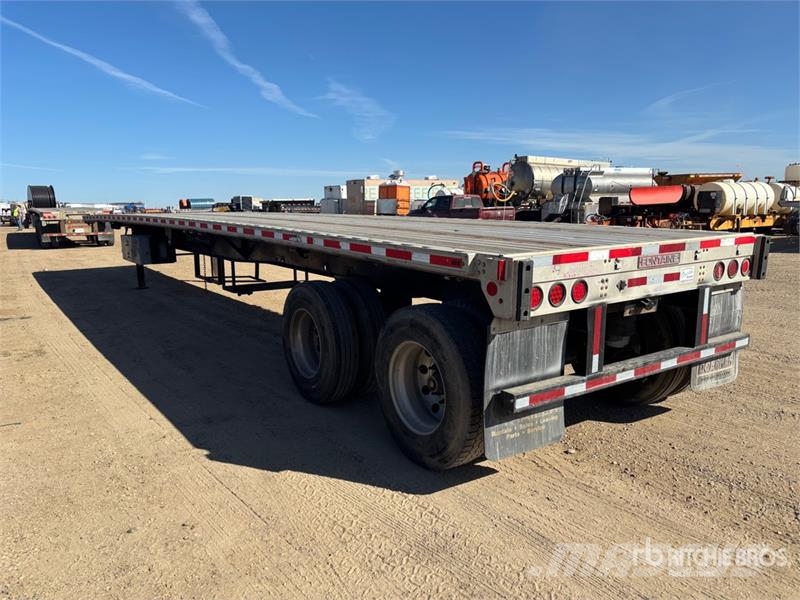 Fontaine HA1CF12FSA 48 ft T/A Spread Axle Flatbed Trailer Pick up/Prelata