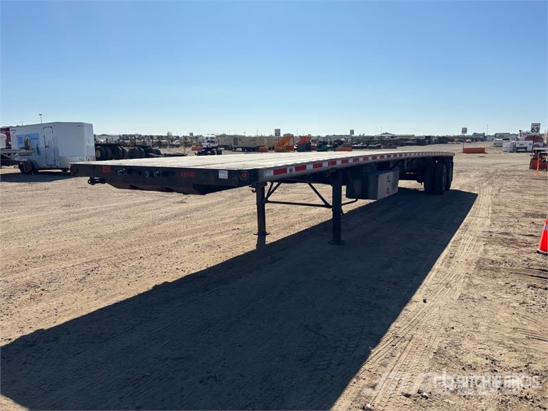 Fontaine HA1CF12FSA 48 ft T/A Spread Axle Flatbed Trailer Pick up/Prelata