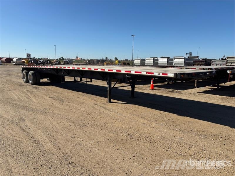 Fontaine HA1CF12FSA 48 ft T/A Spread Axle Flatbed Trailer Pick up/Prelata