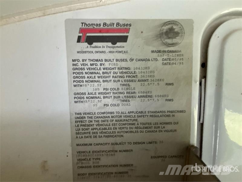 Ford B-Series 4x2 36-Seat School Bus Mini autobusi