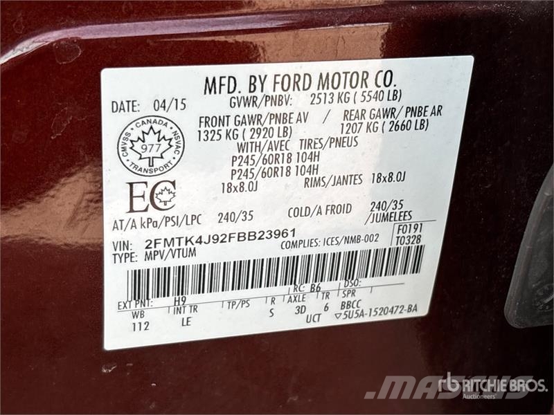 Ford Edge SEL AWD SUV Avtomobili
