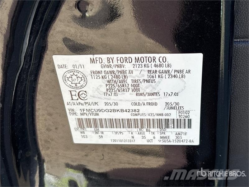 Ford Escape Voiture