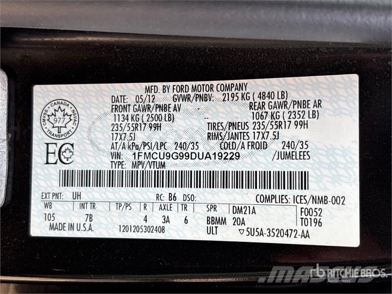 Ford Escape SE 4x4 SUV Automobili