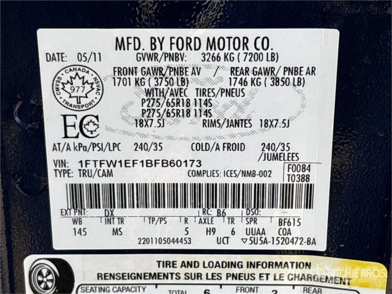 Ford F-150 Autre fourgon / utilitaire