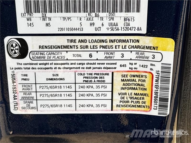 Ford F-150 Autre fourgon / utilitaire