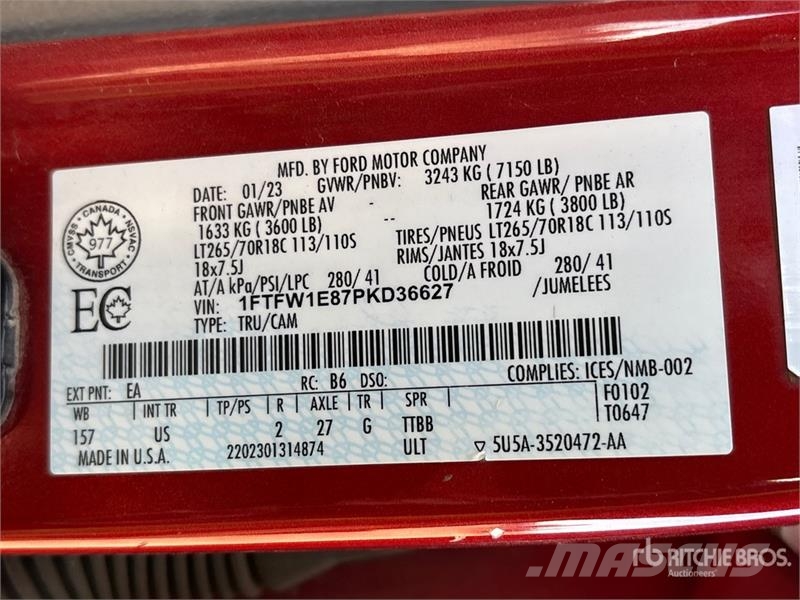 Ford F-150 4x4 Crew Cab Pickup Muu