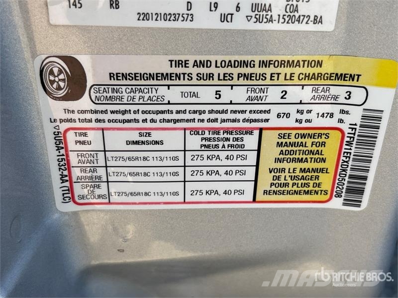 Ford F-150 FX4 4x4 Crew Cab Pickup Muut autot