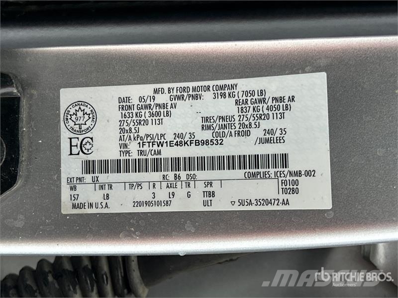 Ford F-150 Lariat 4x4 Crew Cab Pickup Other