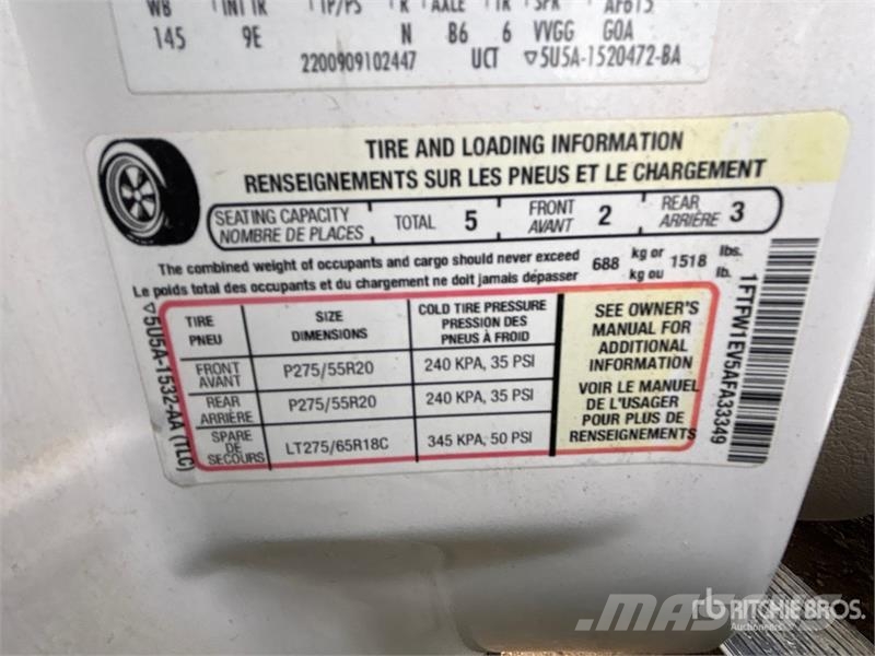 Ford F-150 Platinum 4x4 Crew Cab Pickup Furgoni altro
