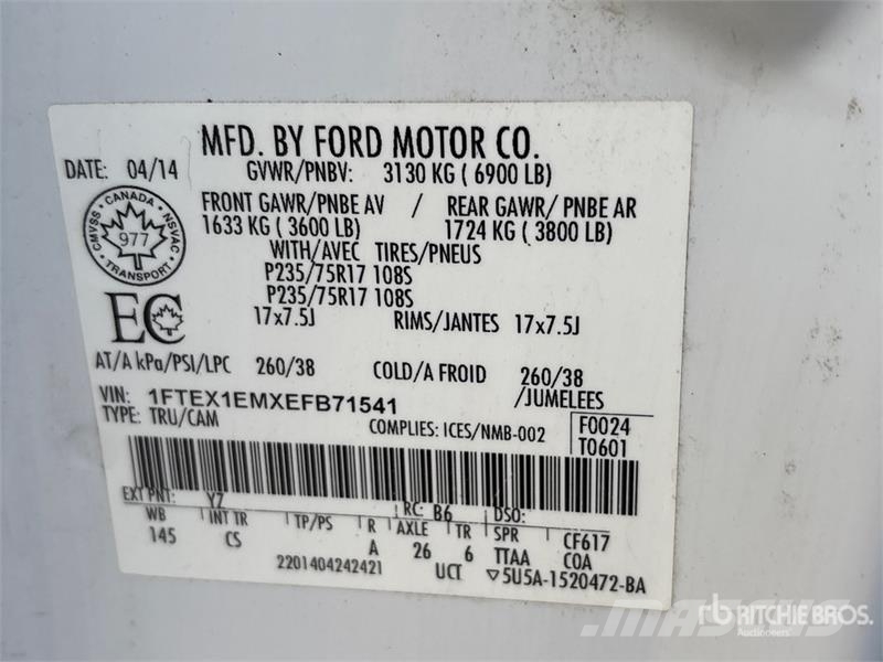 Ford F-150 XL 4x4 Extended Cab Pickup Other