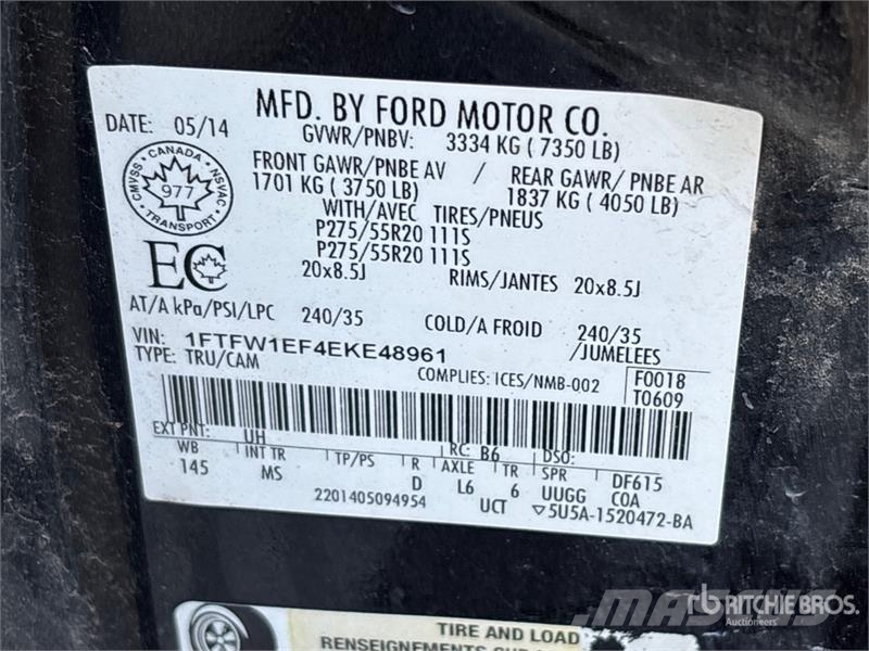 Ford F-150 XLT 4x4 Crew Cab Pickup Muu
