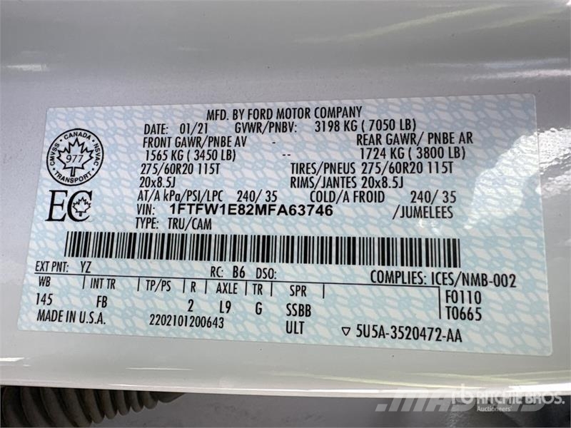 Ford F-150 XLT 4x4 Crew Cab Pickup Muu