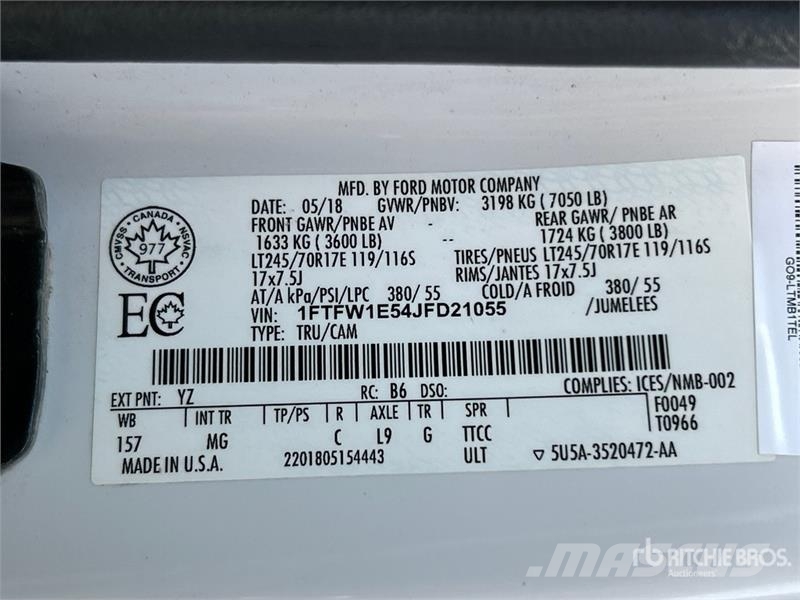 Ford F-150 XLT 4x4 Crew Cab Pickup Ostalo