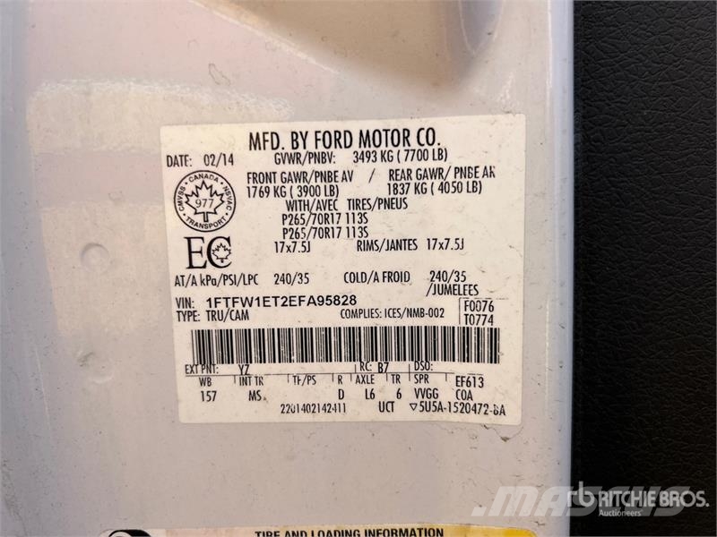 Ford F-150 XLT 4x4 Crew Cab Pickup Citi