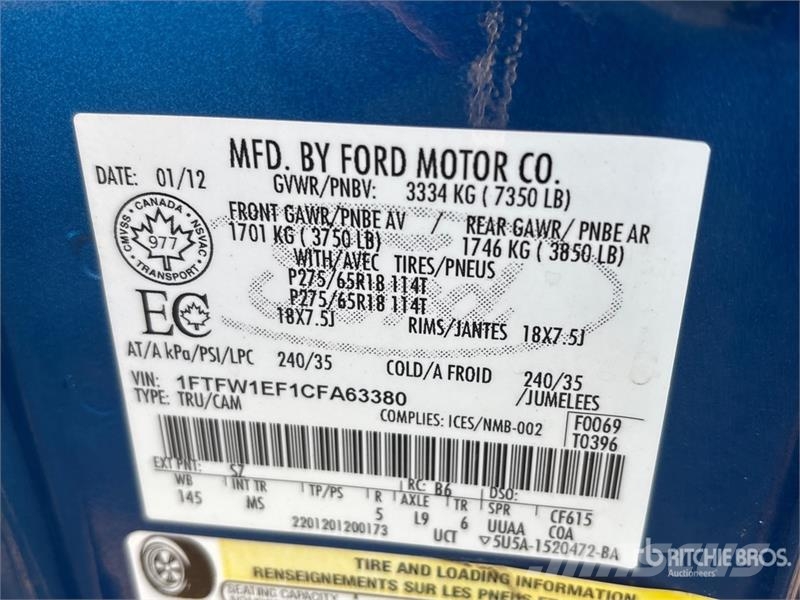 Ford F-150 XLT 4x4 Crew Cab Pickup Drugi
