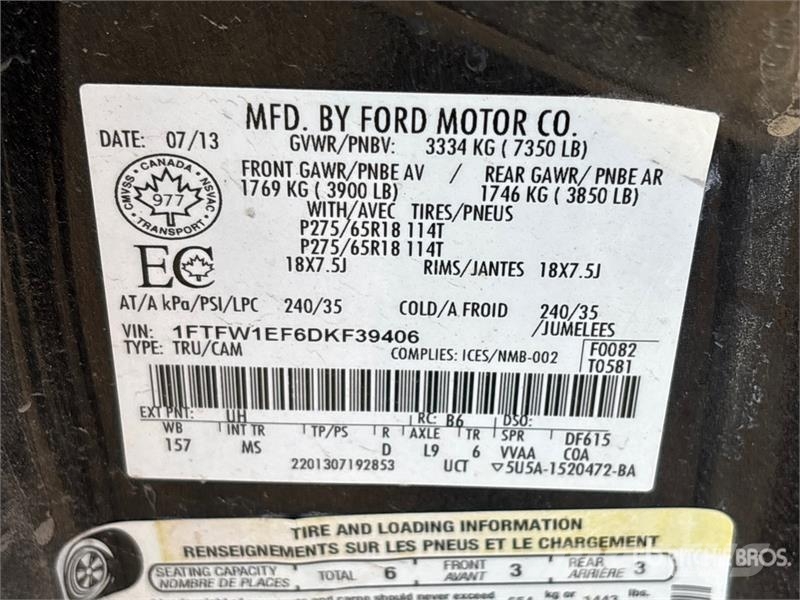 Ford F-150 XLT 4x4 Crew Cab Pickup Muu
