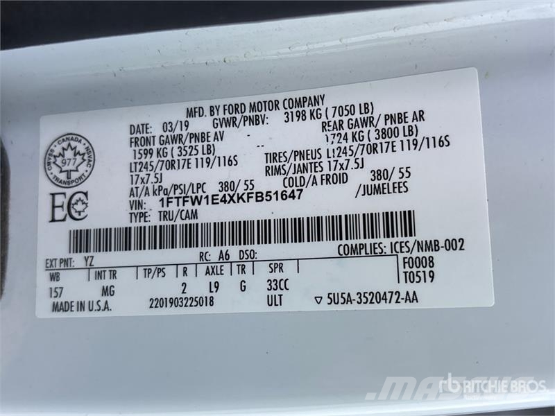 Ford F-150 XLT 4x4 Crew Cab Pickup Ostalo