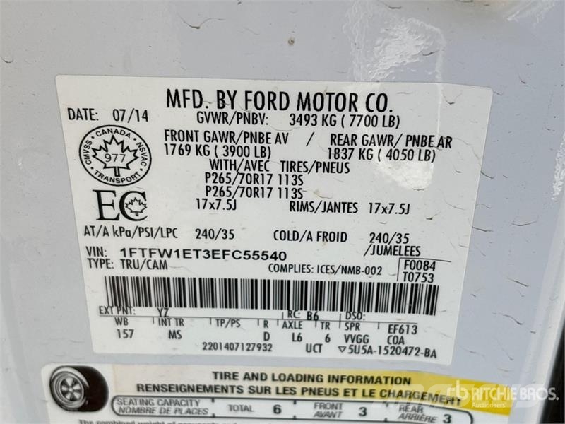 Ford F-150 XLT 4x4 Crew Cab Pickup Muu