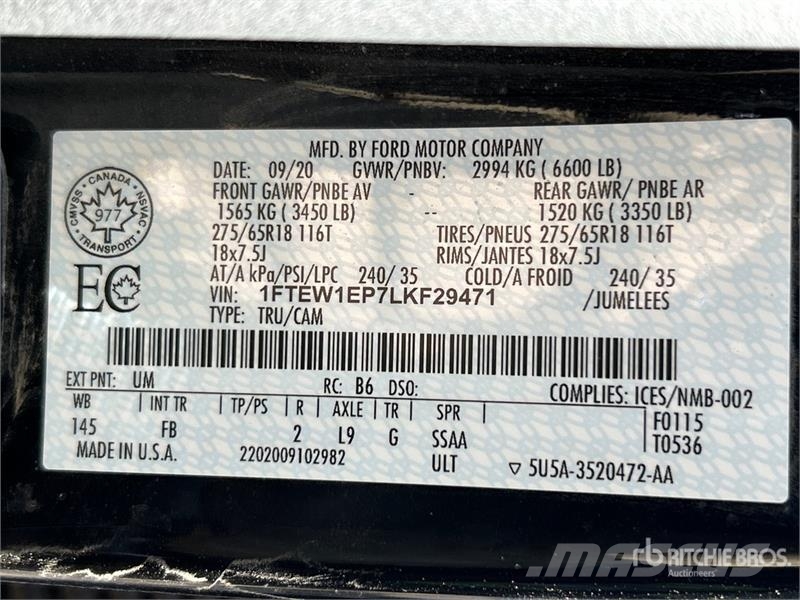 Ford F-150 XLT 4x4 Crew Cab Pickup Ostalo