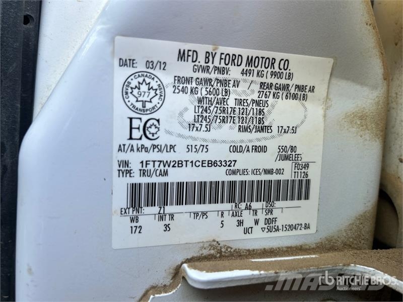 Ford F-250 XLT 4x4 Crew Cab Pickup Прочие фургоны