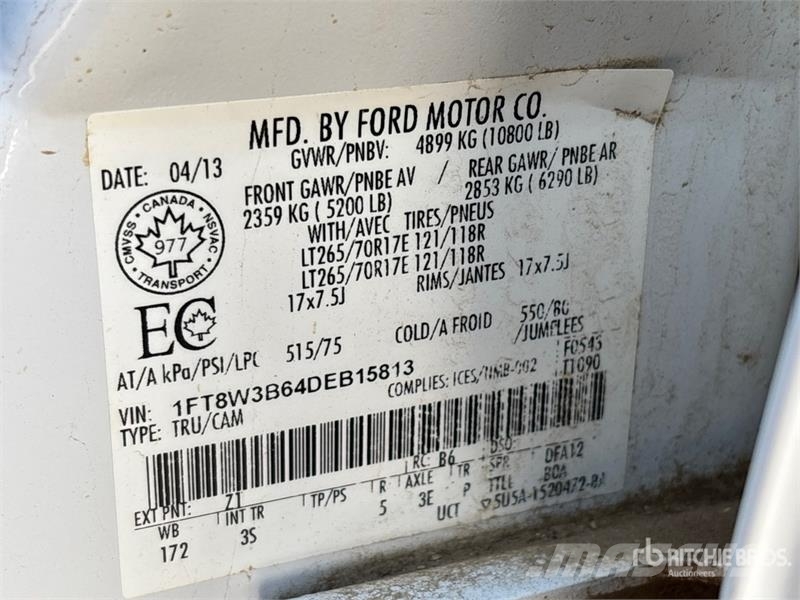 Ford F-350 Camion con sponde ribaltabili