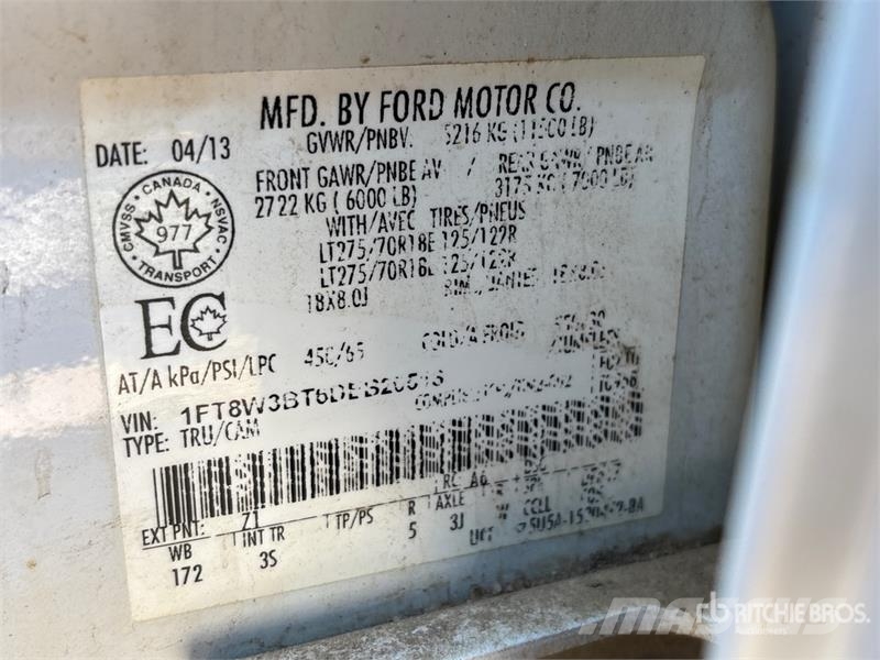 Ford F-350 Camion con sponde ribaltabili