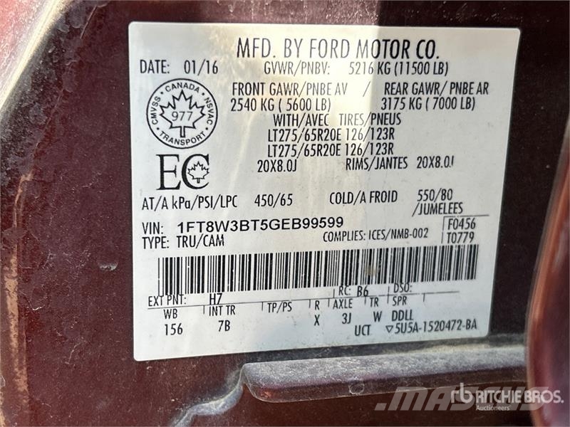 Ford F-350 Lariat 4x4 Crew Cab Pickup Прочие фургоны